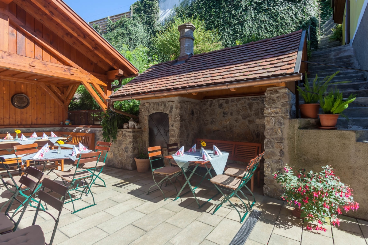 Gastgarten – Gasthaus Steineck